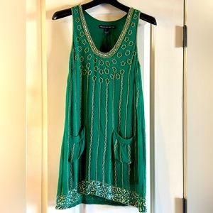 French Connection Size 2 cocktail dress. All beading is in perfect condition.